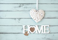 Флізелінові фотошпалери під дерево Серце на дерев'яні дошки (10686V)+клей