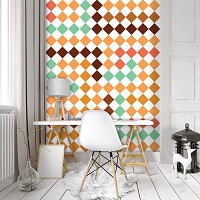 Флізелінові фотошпалери 206x275 см Плитка Мозаїка (10700VEA)+клей