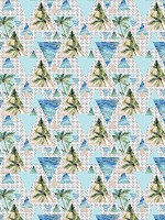 Тропические флизелиновые фотообои 184x254 см Абстрактные Геометрические Треугольники Пальмы Деревья (10710V4A)+клей - вид 1 миниатюра