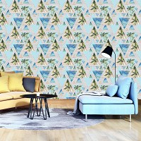 Флизелиновые фотообои 460x300 см Треугольники Пальмовые Деревья Бохо (10710V12) +клей