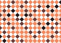 Квадратные флизелиновые фотообои 416x254 см Мозаика Оранжевая Плитка (10712VEXXXL) +клей