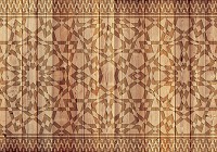 Флизелиновые фотообои с узорами 368x254 см Орнамент на деревянных досках (10717V8) +клей - вид 1 миниатюра