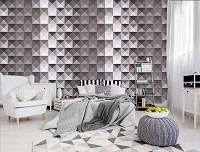 Флизелиновые фотообои 520x318 см Серые блоки (10722VEXXXXXL) +клей