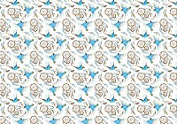 Флизелиновые фотообои в спальню 416x254 см Ловцы снов и синие птицы (10724VEXXXL) +клей - вид 1 миниатюра