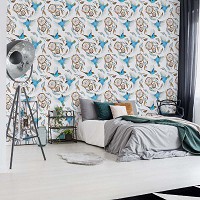 Природа флизелиновые фотообои 254x184 см Ловцы снов и синие птицы (10724V4)+клей