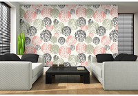 Геометрия на флизелиновых фото обоях 368x280 см Мозаика узор из шаров (10735V10) +клей