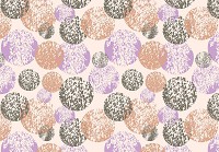 Абстрактные флизелиновые фотообои 312x219 см Мозаика узор из красочных кругов (10736VEXXL) +клей - вид 1 миниатюра