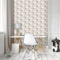 Флизелиновые фотообои с рисунком плитки 184x254 см Мозаика узор из красочных шаров (10737V4A)+клей