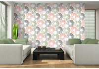 Флизелиновые фотообои абстракция 416x290 см Мозаика узор из красочных шаров (10737VEXXXXL) +клей