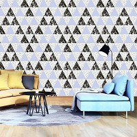 Флизелиновые фотообои геометрия 416x254 см Мозаика из треугольников (10740VEXXXL) +клей