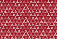 Флізелінові фотошпалери геометрія в інтер'єрі 368x280 см Мозаїка візерунок з червоних трикутників (10741V10) +клей - вид 1 мініатюра