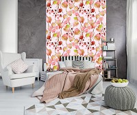 Флизелиновые узоры для фото обоев 184x254 см Осенние листья (10747V4A)+клей