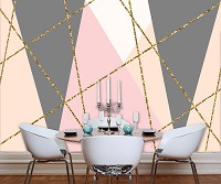 Флизелиновые фотообои 520x318 см Декор из треугольников (10753VEXXXXXL) +клей