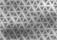 Флизелиновые фотообои 3d 416x290 см Серые Абстрактные Треугольники (10757VEXXXXL) +клей - вид 1 миниатюра