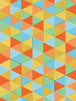Абстракция флизелиновые фотообои 206x275 см Красочные треугольники (10758VEA)+клей - вид 1 миниатюра