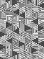 Повторяющийся узор на флизелиновых фото обоях 206x275 см Черно-белые треугольники (10759VEA)+клей - вид 1 миниатюра