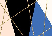 Флізелінові фотошпалери абстракції в інтер'єрі 254x184 см геометричним малюнком (10777V4)+клей - вид 1 мініатюра