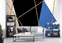 Абстракция флизелиновые фотообои 368x280 см геометрические узор (10777V10) +клей