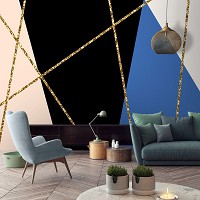 Флизелиновые фотообои 312x219 см Абстрактный геометрические узор (10777VEXXL) +клей