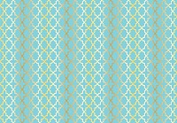 Флізелінові фотошпалери з геометричними фігурами 312x219 см бірюзова абстракція (10781VEXXL) +клей - вид 1 мініатюра