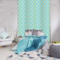 Флизелиновые фотообои геометрия 206x275 см Геометрическая бирюзовая абстракция (10781VEA)+клей