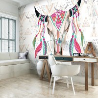 Флизелиновые фотообои с животными 416x254 см Череп (10783VEXXXL) +клей