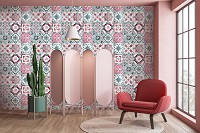 Флизелиновые фотообои на всю стену 312x219 см Декоративная мозаика под плитку (10786VEXXL) +клей