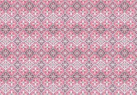 Красивые флизелиновые фотообои абстракция 254x184 см Розовый геометрический узор под плитку (10801V4)+клей - вид 1 миниатюра
