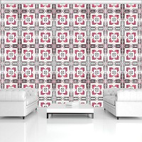 Флизелиновые фотообои в клетку 254x184 см Декоративный узор под плитку (10804V4)+клей - вид 9 миниатюра