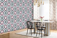 Абстракция флизелиновые фотообои на стену 312x219 см Современная мозаика под плитку (10805VEXXL)+клей