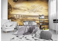 Ретро флизелиновые фотообои 254x184 см Винтажное Море в сепии (10866V4)+клей