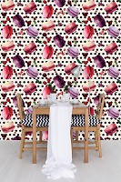 Флизелиновые фотообои на кухню 206x275 см Узор из печенья (10871VEA)+клей