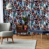 Флизелиновые фотообои фото птицы 460x300 см перья (10920V12) +клей