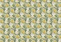 Флизелиновые фотообои абстракция цветы 254x184 см Желтые пионы (10933V4)+клей - вид 1 миниатюра