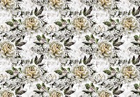 Флизелиновые фотообои фото природы Золотые пионы (10935V)+клей - вид 1 миниатюра