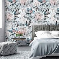 Флізелінові фотошпалери квіти 416x290 см Півонії в пастельних тонах (10936VEXXXXL) +клей