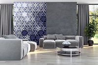 Красивые флизелиновые фотообои абстракция 206x275 см Мозаика из ромбов (10939VEA)+клей - вид 5 миниатюра