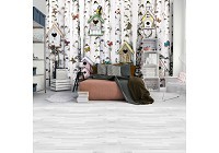 Флизелиновые фотообои деревья 416x254 см Березовый лес с птицами бабочками и скворечниками+клей - вид 5 миниатюра