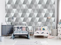 Флизелиновые фотообои 416x290 см Шаблон Треугольников (10952VEXXXXL) +клей