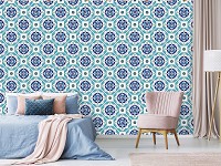 Флизелиновые абстрактные фотообои на стену 416x254 см Мозаика (11018VEXXXL)+клей