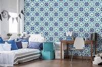 Флізелінові абстрактні фото шпалери 368x254 см Мозаїка (11018V8)+клей - вид 6 мініатюра