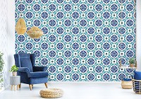 Флизелиновые фото обои абстракция 254x184 см Мозаика (11018V4)+клей