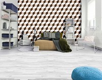 Флизелиновые фотообои 368x254 см Куб 3D абстракция квадратов (11047V8) +клей