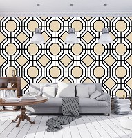 Флізелінові фото шпалери з геометричним малюнком (11048V)+клей - вид 8 мініатюра