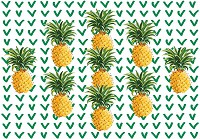 Флизелиновые фотообои фрукты Ананас (11053V)+клей