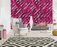 Флізелінові фотошпалери фото 312x219 см Квіти - Червоне листя (11060VEXXL)+клей