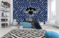 Флизелиновые фото обои листья 312x219 см Зебра (11061VEXXL)+клей