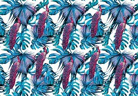 Флізелінові фото шпалери листя 312x219 см Павич (11064VEXXL)+клей - вид 1 мініатюра