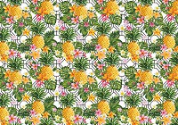 Флизелиновые фото обои листья в интерьере 254x184 см Ананасы (11066V4)+клей - вид 1 миниатюра