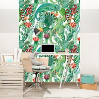 Флизелиновые фото обои природа 206x275 см хамелеон (11081VEA)+клей - вид 5 миниатюра